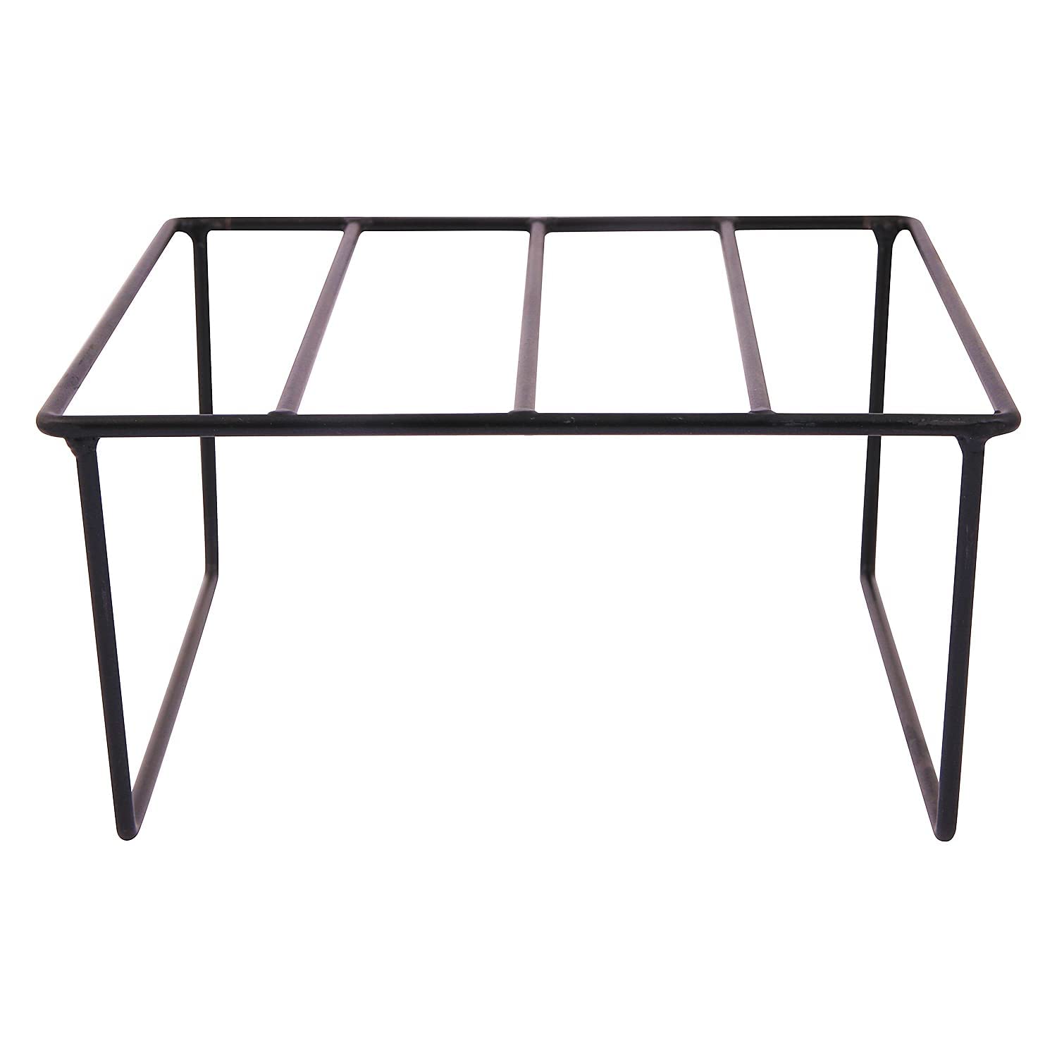 Leafy Tales Set of 10 – Square Metal/Iron Plant Stand for Indoor/Outdoor Flower Pot for Home, Garden, Balcony, Living Room Decor