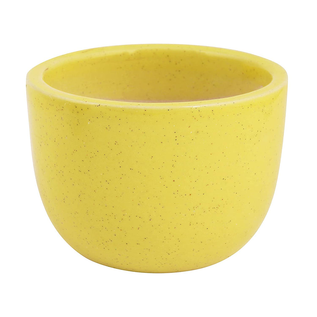 Leafy Tales Urn Ceramic Pot, Multicolour, 3 Inch, 3 Pots, Urn Set 3 (Urn Set 3)