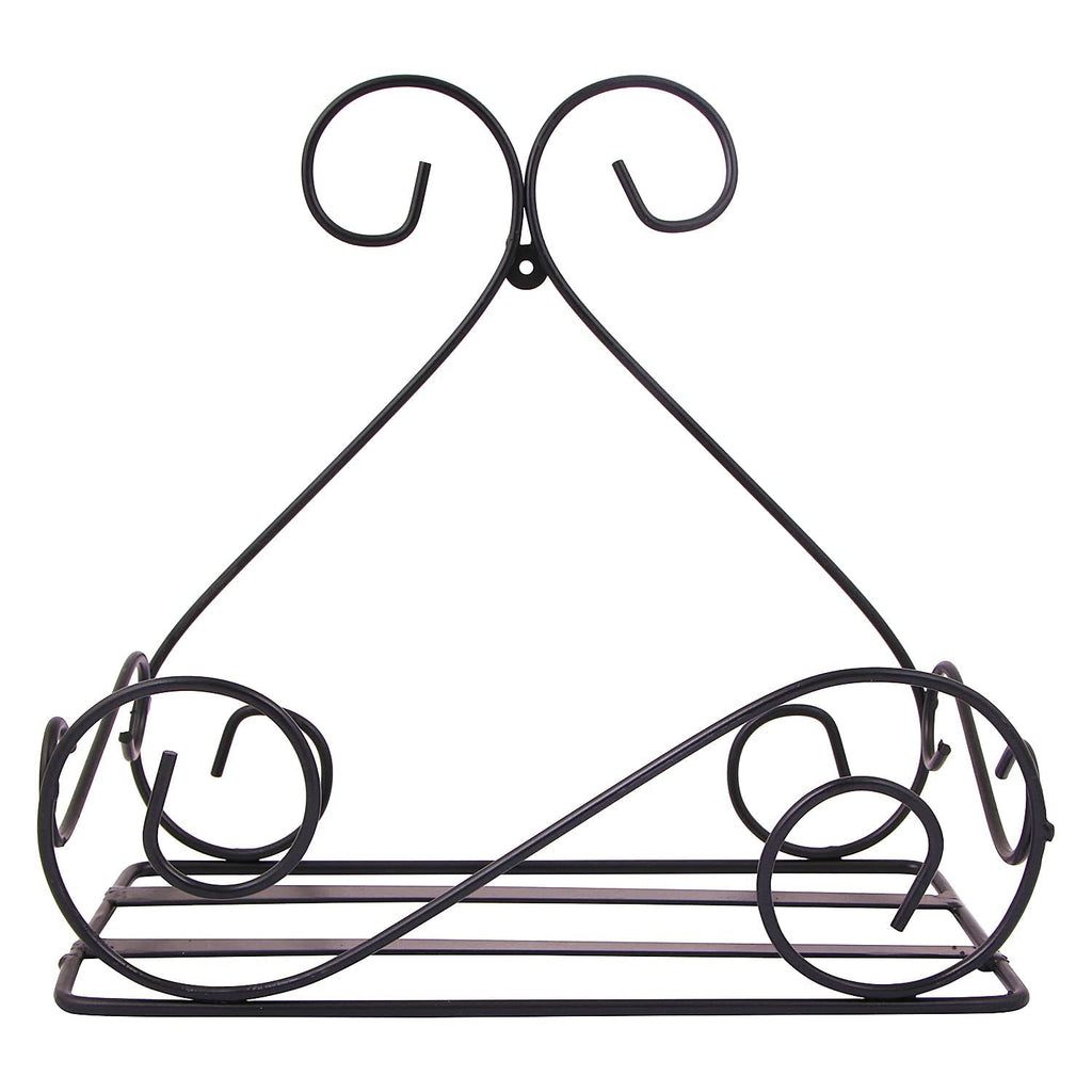 Leafy Tales Wall Mounted Metal Plant Stand Set of 2- Elegant Iron Flower Pot Holder for Indoor & Outdoor Walls | Decorative Rust-Proof Hanging Gamla Stand for Balcony, Living Room & Garden