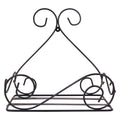 Leafy Tales Wall Mounted Metal Plant Stand Set of 2- Elegant Iron Flower Pot Holder for Indoor & Outdoor Walls | Decorative Rust-Proof Hanging Gamla Stand for Balcony, Living Room & Garden