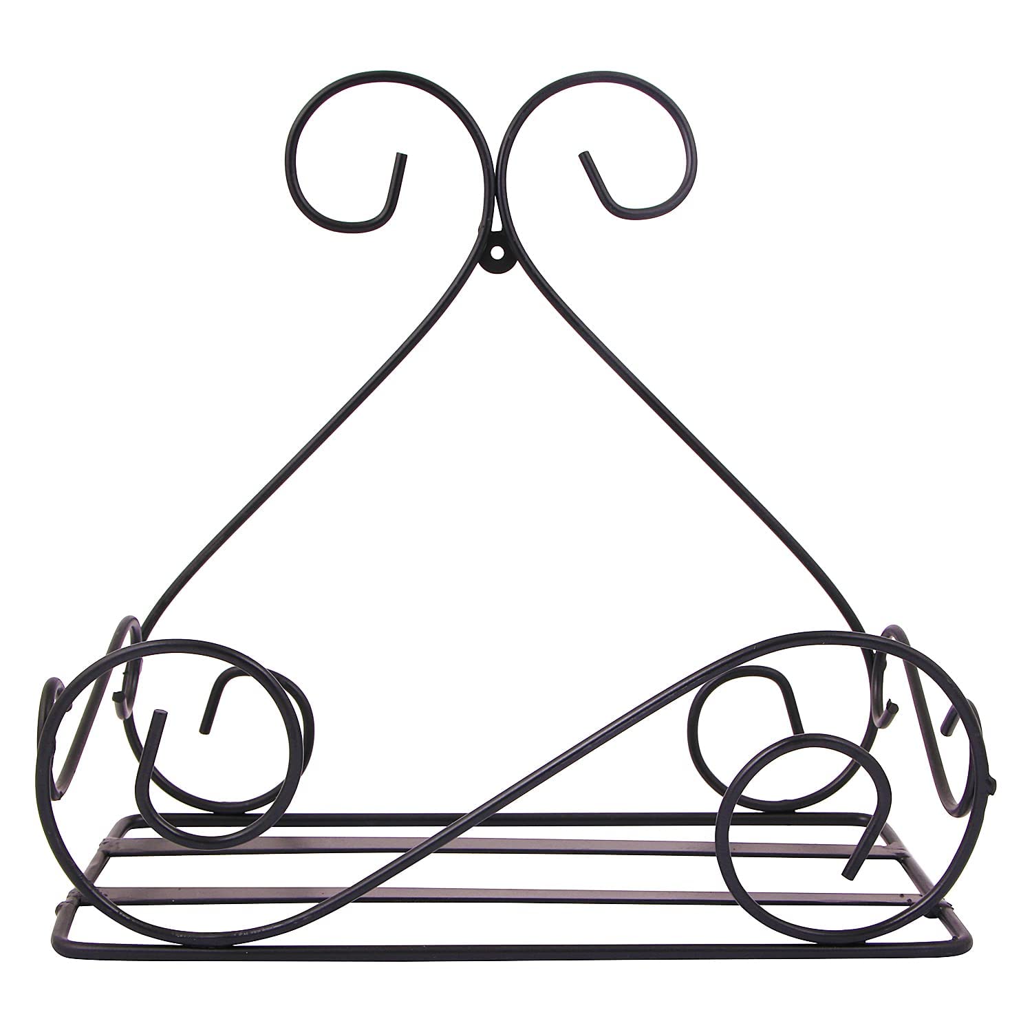 Leafy Tales Wall Mounted Metal Plant Stand Set of 2- Elegant Iron Flower Pot Holder for Indoor & Outdoor Walls | Decorative Rust-Proof Hanging Gamla Stand for Balcony, Living Room & Garden