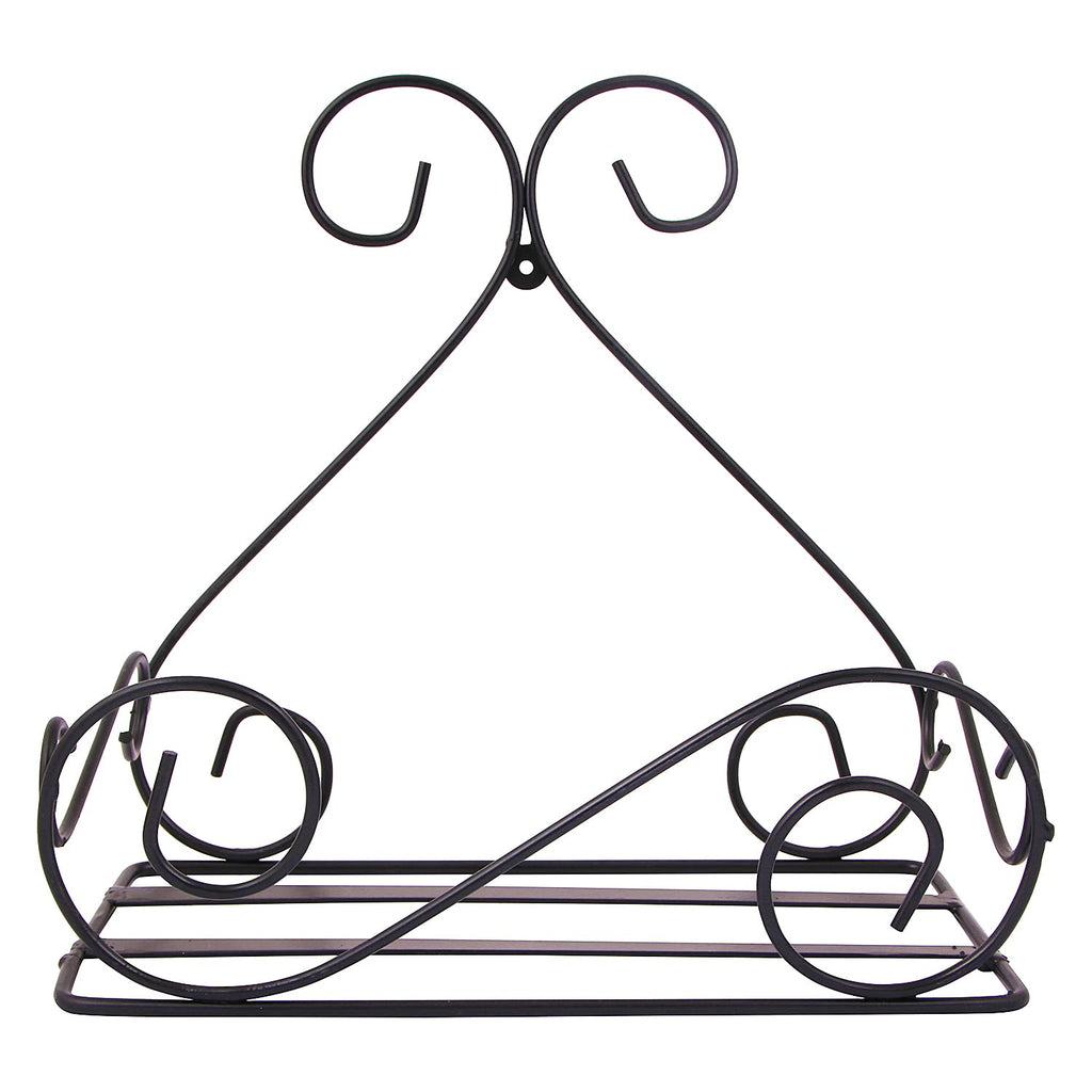 Leafy Tales Wall Mounted Metal Plant Stand Set of 2- Elegant Iron Flower Pot Holder for Indoor & Outdoor Walls | Decorative Rust-Proof Hanging Gamla Stand for Balcony, Living Room & Garden