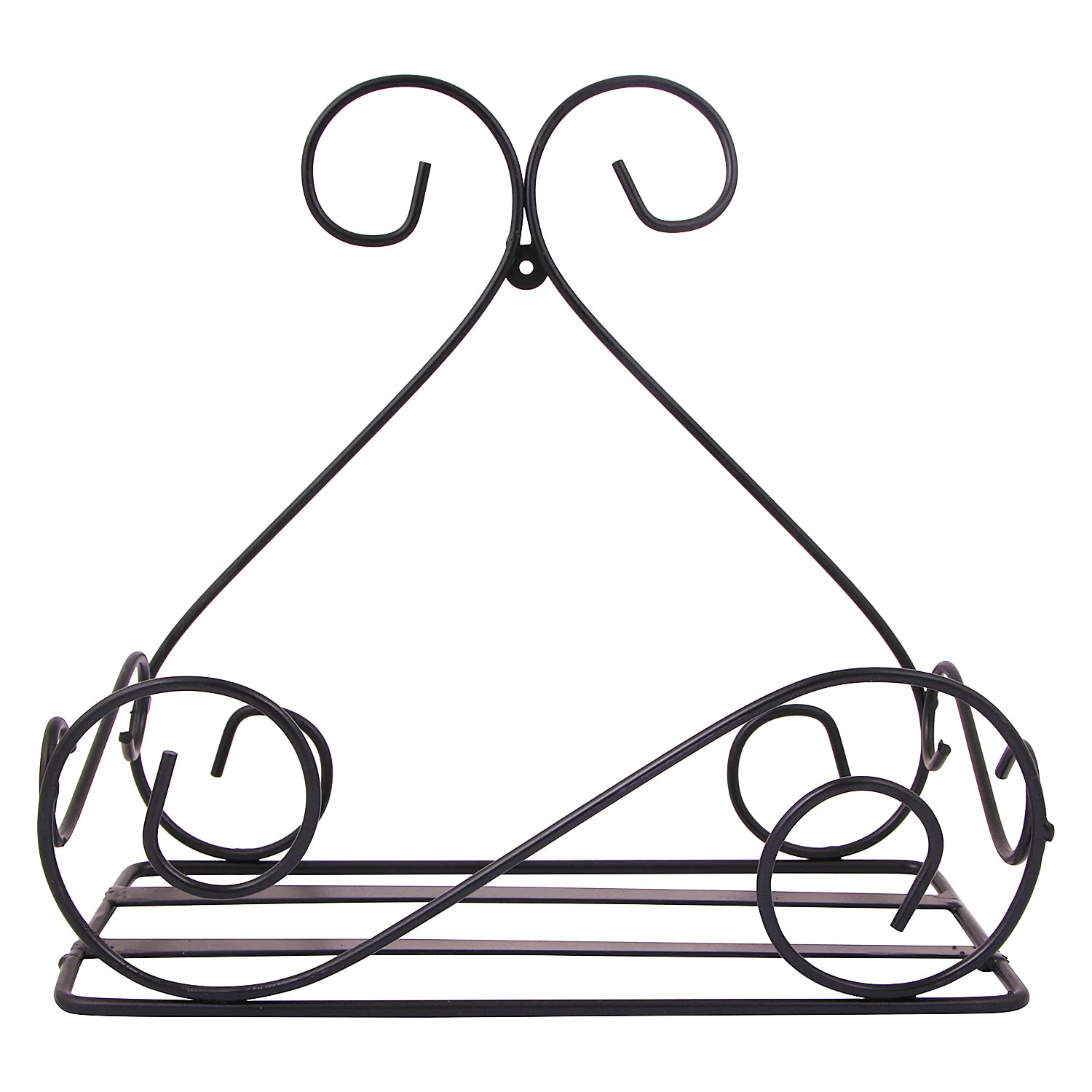 Leafy Tales Wall Mounted Metal Plant Stand Set of 2- Elegant Iron Flower Pot Holder for Indoor & Outdoor Walls | Decorative Rust-Proof Hanging Gamla Stand for Balcony, Living Room & Garden