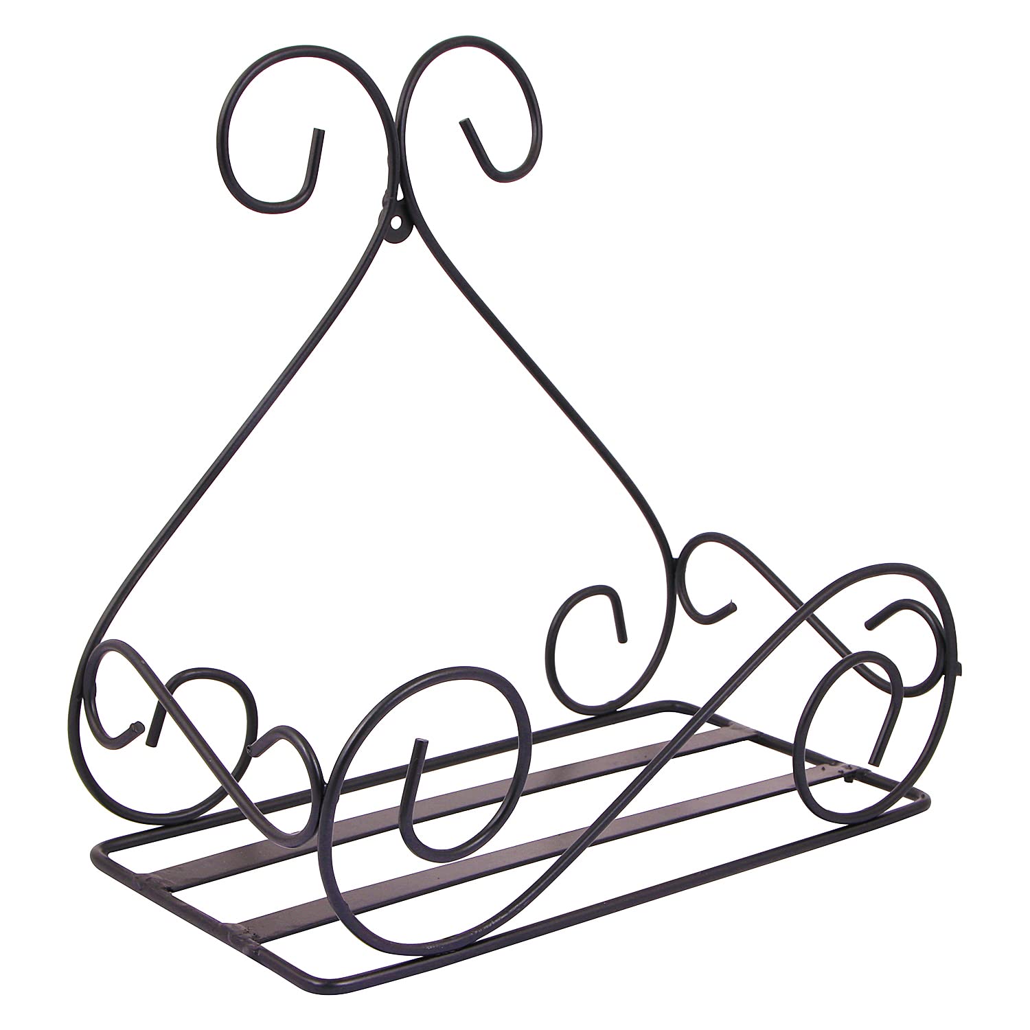 Leafy Tales Wall Mounted Metal Plant Stand Set of 2- Elegant Iron Flower Pot Holder for Indoor & Outdoor Walls | Decorative Rust-Proof Hanging Gamla Stand for Balcony, Living Room & Garden