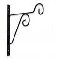 Leafy Tales 2-Pack Metal Hanging Plant Hooks - Decorative Wall Mount Brackets for Hanging Planters & Pots | Durable Rust-Resistant Iron Holders for Balcony, Fence & Garden Wall Decor