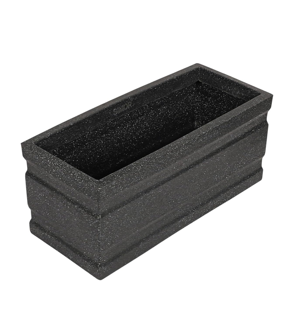 Leafy Tales Modern Rectangular Planter for Home Décor 24 INCH, Highly Durable,Lightweight Indoor Outdoor Planter, Flower Pot Gamla,Tree Planter, Pot for Balcony Garden, Vegetables, Flowers & Greenery