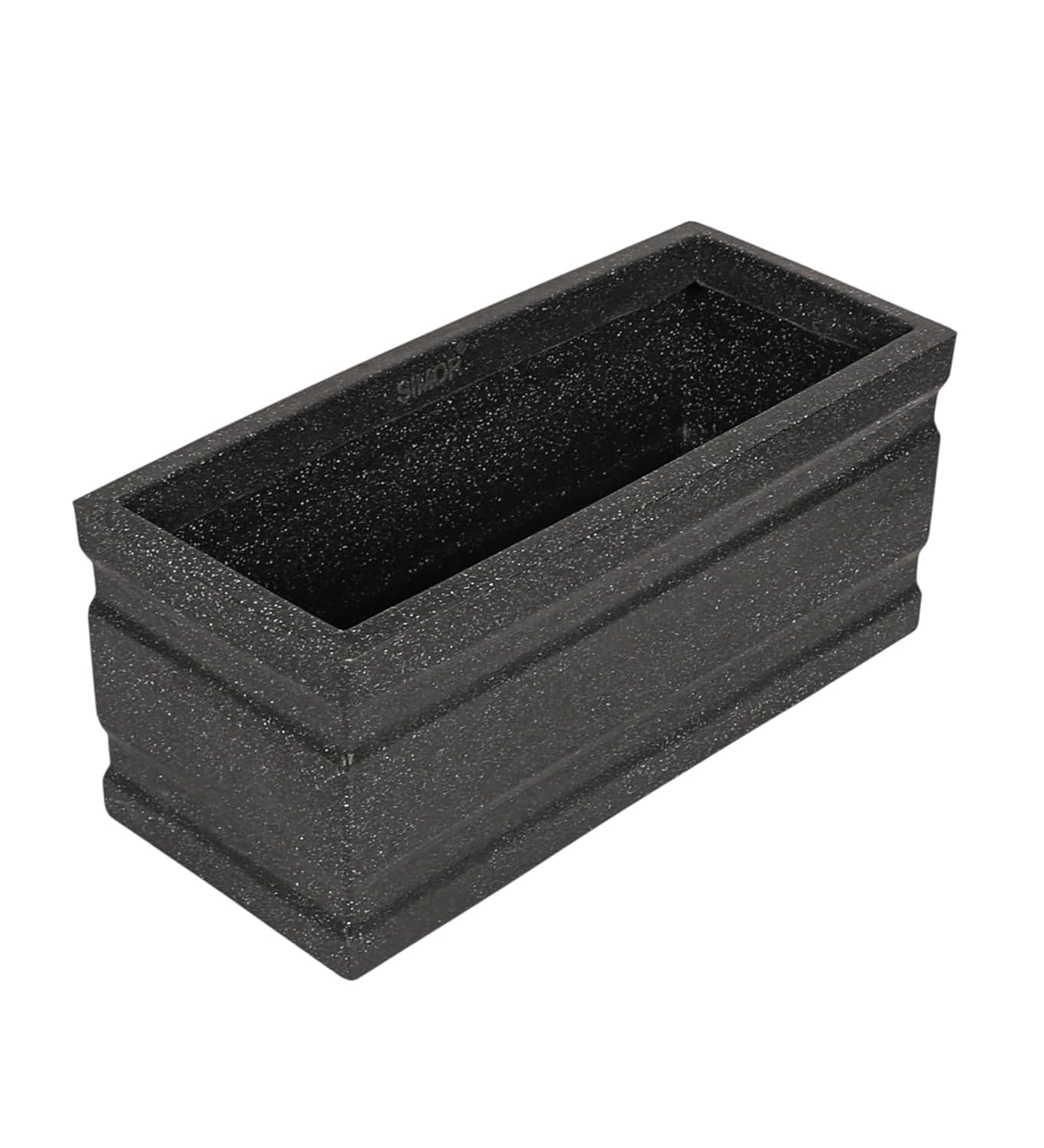 Leafy Tales Modern Rectangular Planter for Home Décor 24 INCH, Highly Durable,Lightweight Indoor Outdoor Planter, Flower Pot Gamla,Tree Planter, Pot for Balcony Garden, Vegetables, Flowers & Greenery