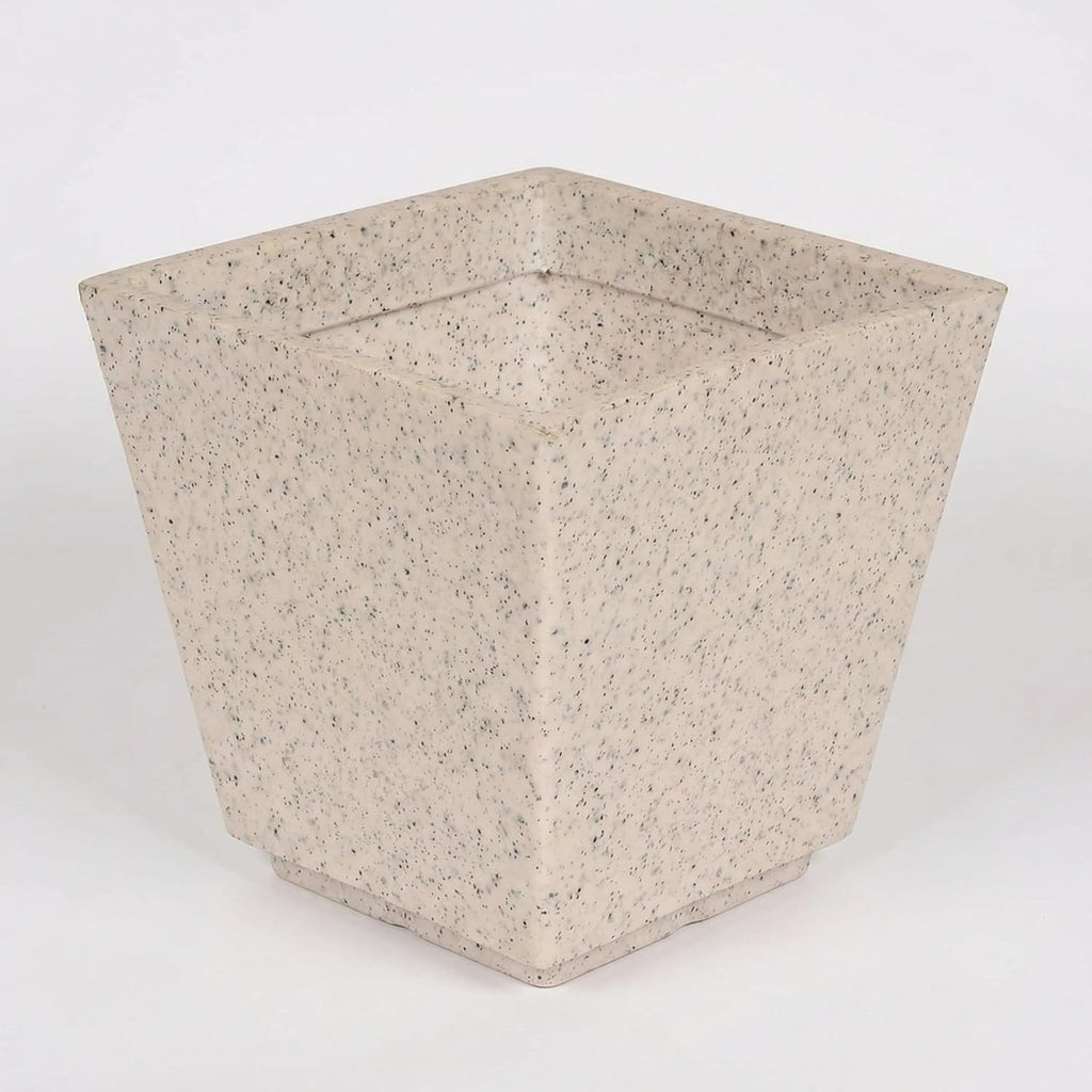 Leafy Tales Modern Square Planter for Home Decor 10 INCH, Highly Durable,Lightweight Indoor Outdoor Planter, Flower Pot Gamla,Tree Planter, Pot for Balcony Garden, Vegetables, Flowers & Greenery