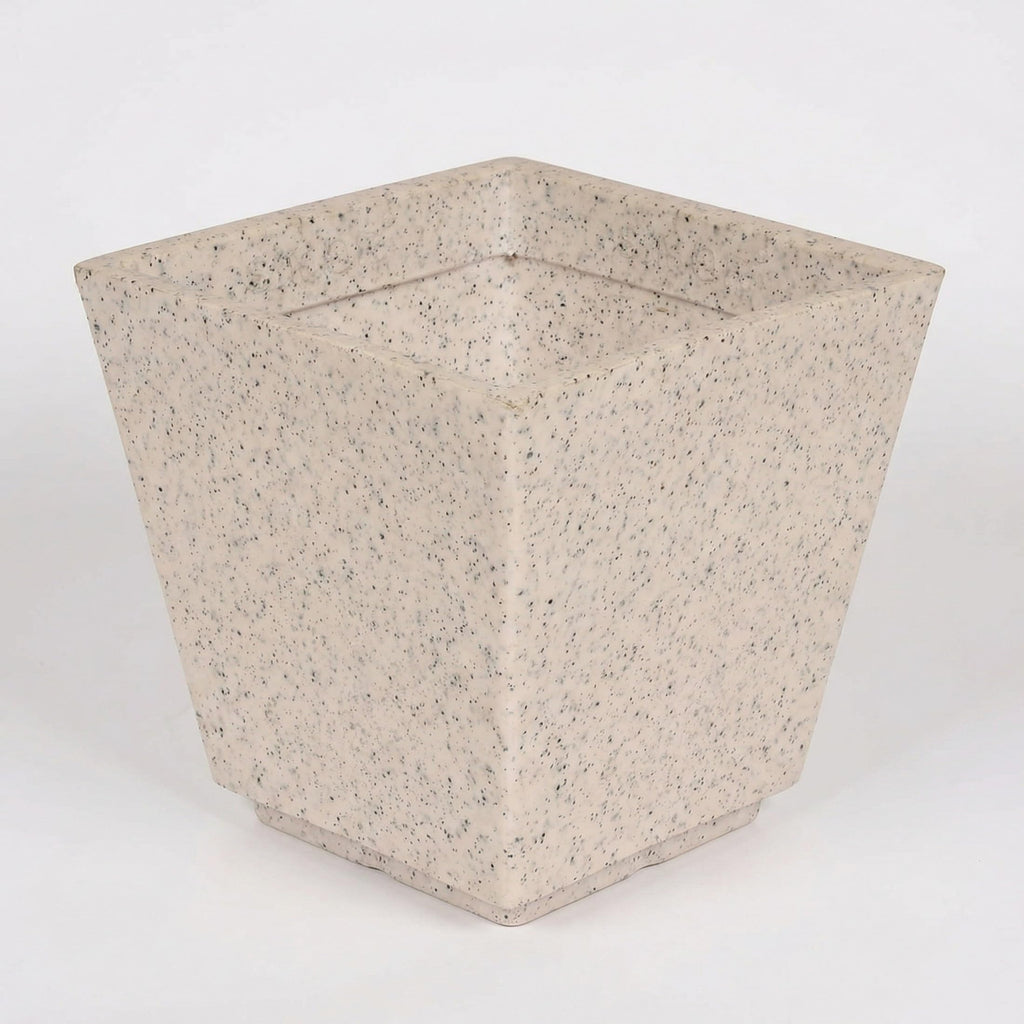 Leafy Tales Modern Square Planter for Home Decor 12 INCH, Highly Durable,Lightweight Indoor Outdoor Planter, Flower Pot Gamla,Tree Planter, Pot for Balcony Garden, Vegetables, Flowers & Greenery
