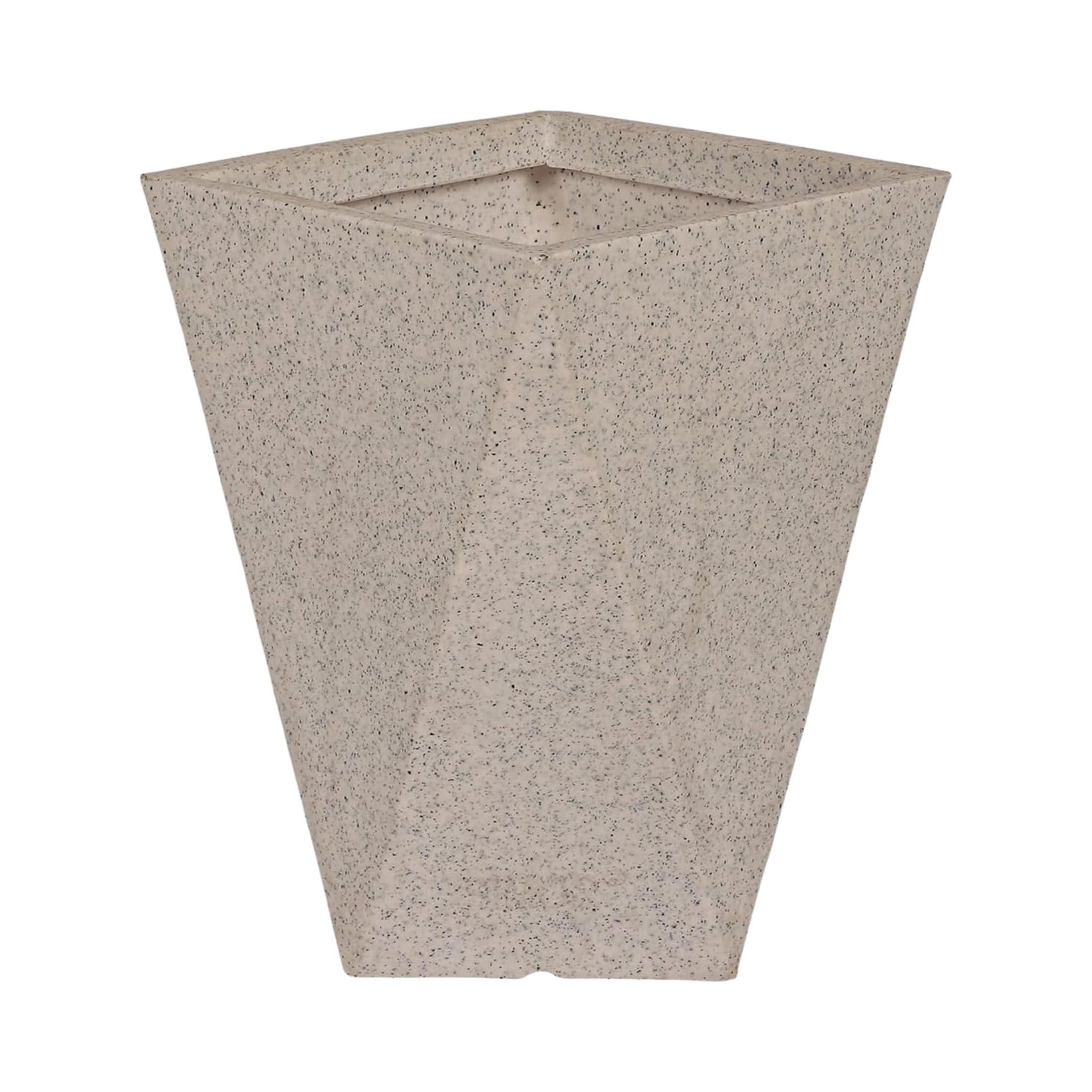 Leafy Tales Modern Diamond Tower Planter for Home Décor 12 INCH, Highly Durable,Lightweight Indoor Outdoor Planter, Flower Pot Gamla