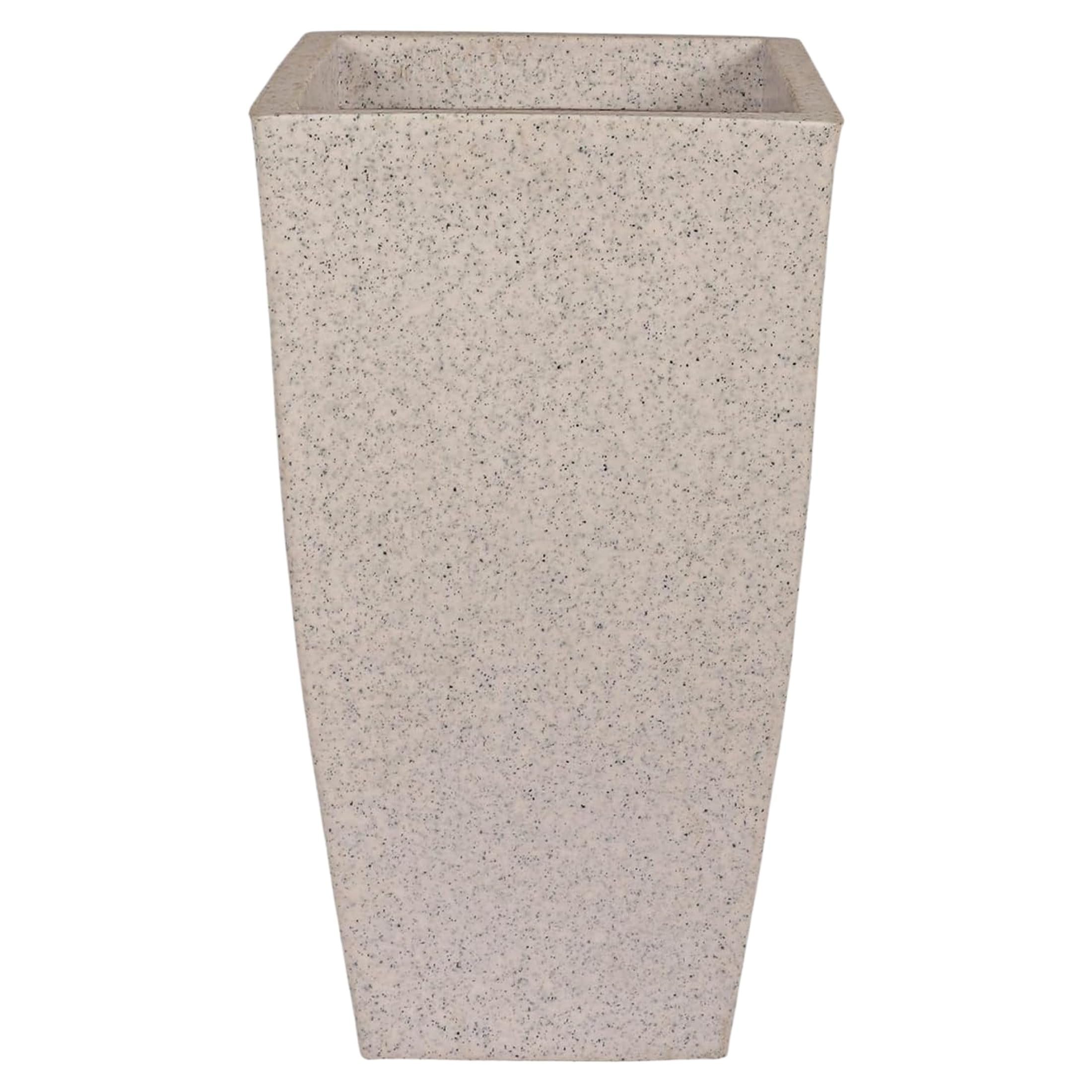 Leafy Tales Modern Roto Square Tower Planter for Home Décor 12 INCH, Highly Durable,Lightweight Indoor Outdoor Planter, Flower Pot Gamla