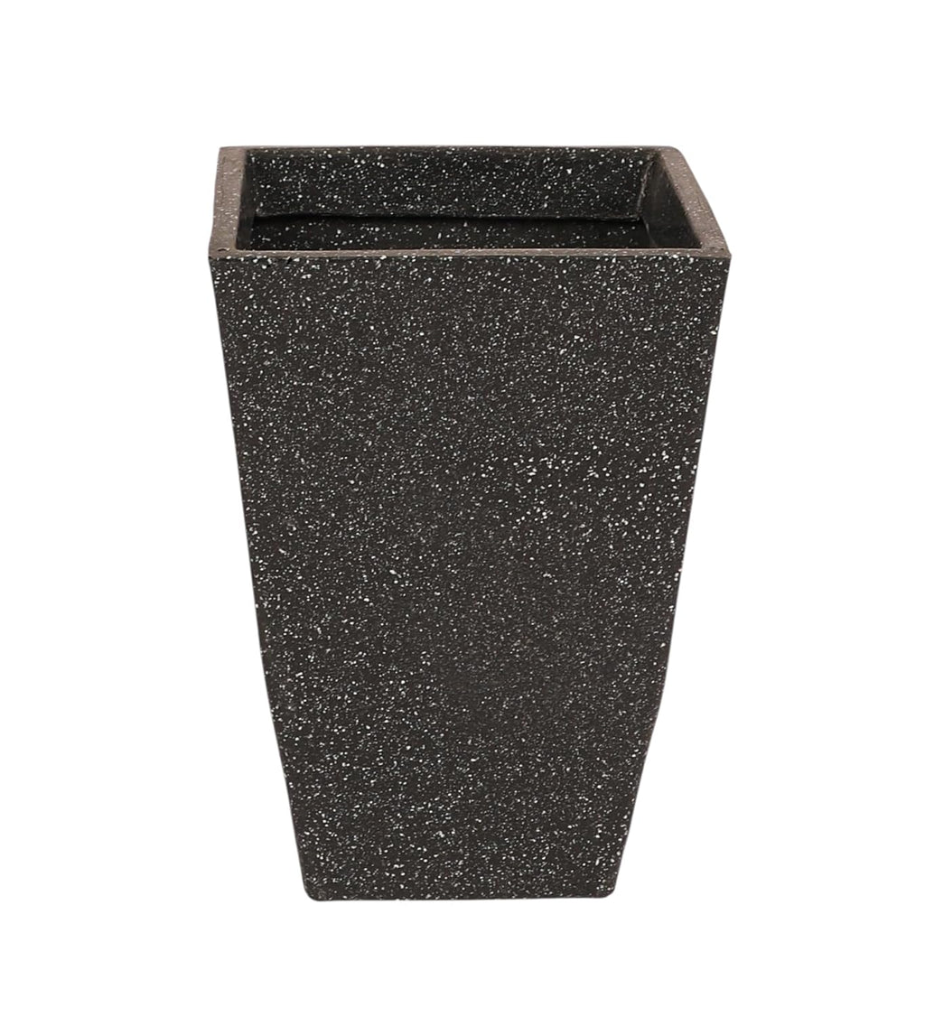 Leafy Tales Modern Roto Square Tower Planter for Home Décor 12 INCH, Highly Durable,Lightweight Indoor Outdoor Planter, Flower Pot Gamla