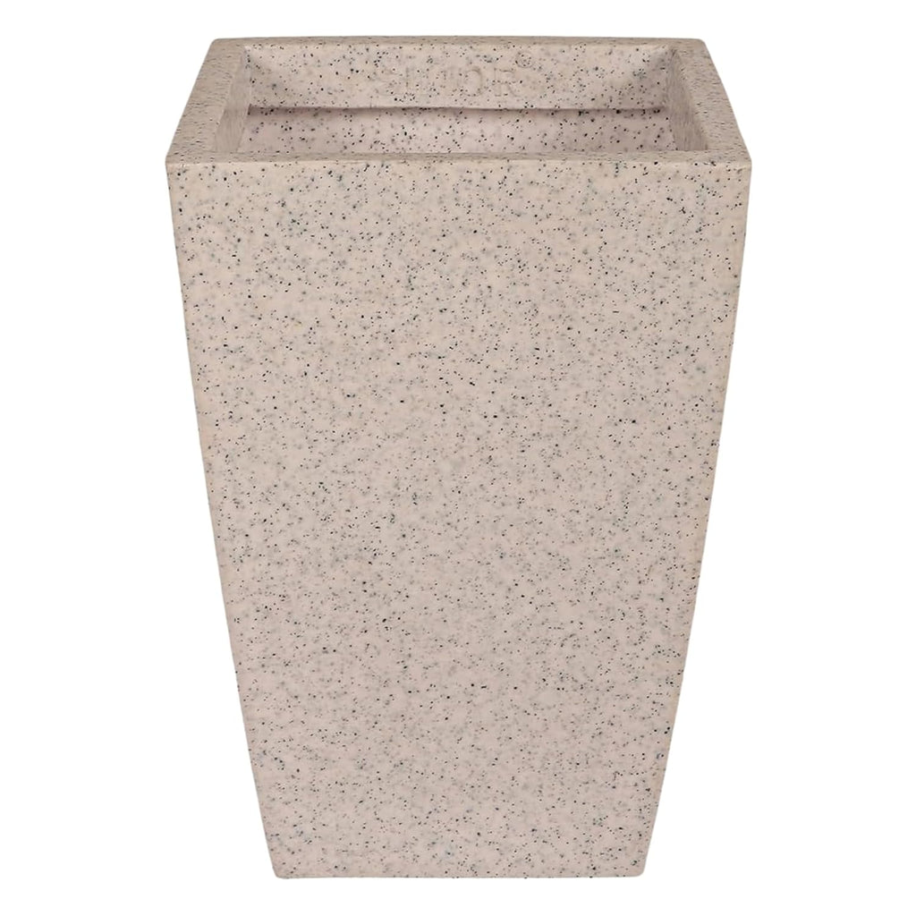 Leafy Tales Modern Roto Square Tower Planter for Home Décor 18 INCH, Highly Durable,Lightweight Indoor Outdoor Planter, Flower Pot Gamla