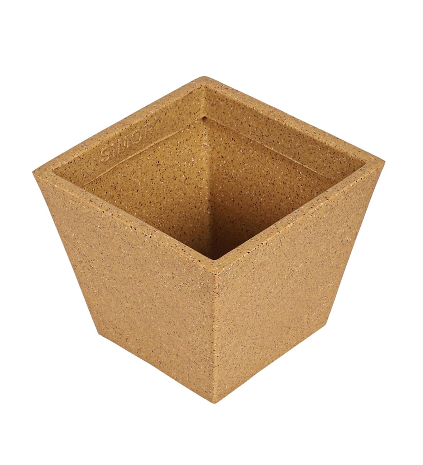Leafy Tales Modern Square Planter for Home Dcor 10 INCH, Highly Durable,Lightweight Indoor Outdoor Planter, Flower Pot Gamla,Tree Planter, Pot for Balcony Garden, Vegetables, Flowers & Greenery