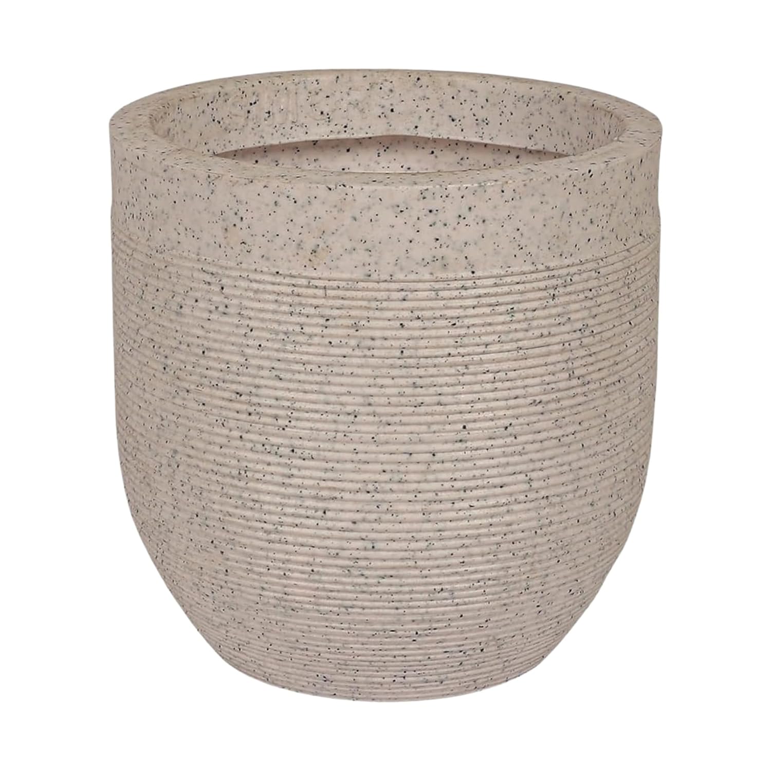 Leafy Tales Modern Greek Round Planter for Home Décor 12 INCH, Highly Durable,Lightweight Indoor Outdoor Planter, Flower Pot Gamla,Tree Planter, Pot for Balcony Garden, Vegetables, Flowers & Greenery