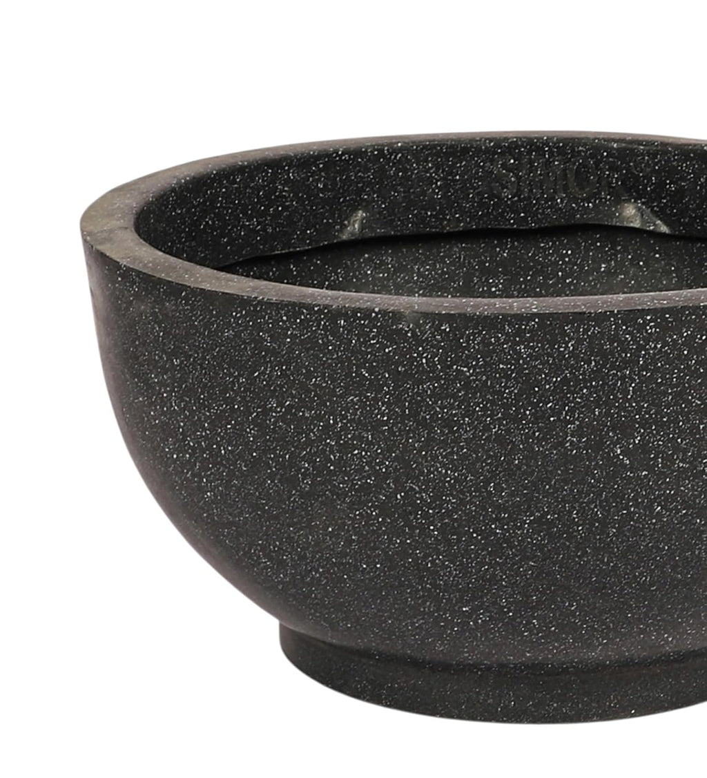 Leafy Tales Modern Round Planter for Home Décor 18 INCH, Highly Durable,Lightweight Indoor Outdoor Planter, Flower Pot Gamla,Tree Planter, Pot for Balcony Garden, Vegetables, Flowers & Greenery