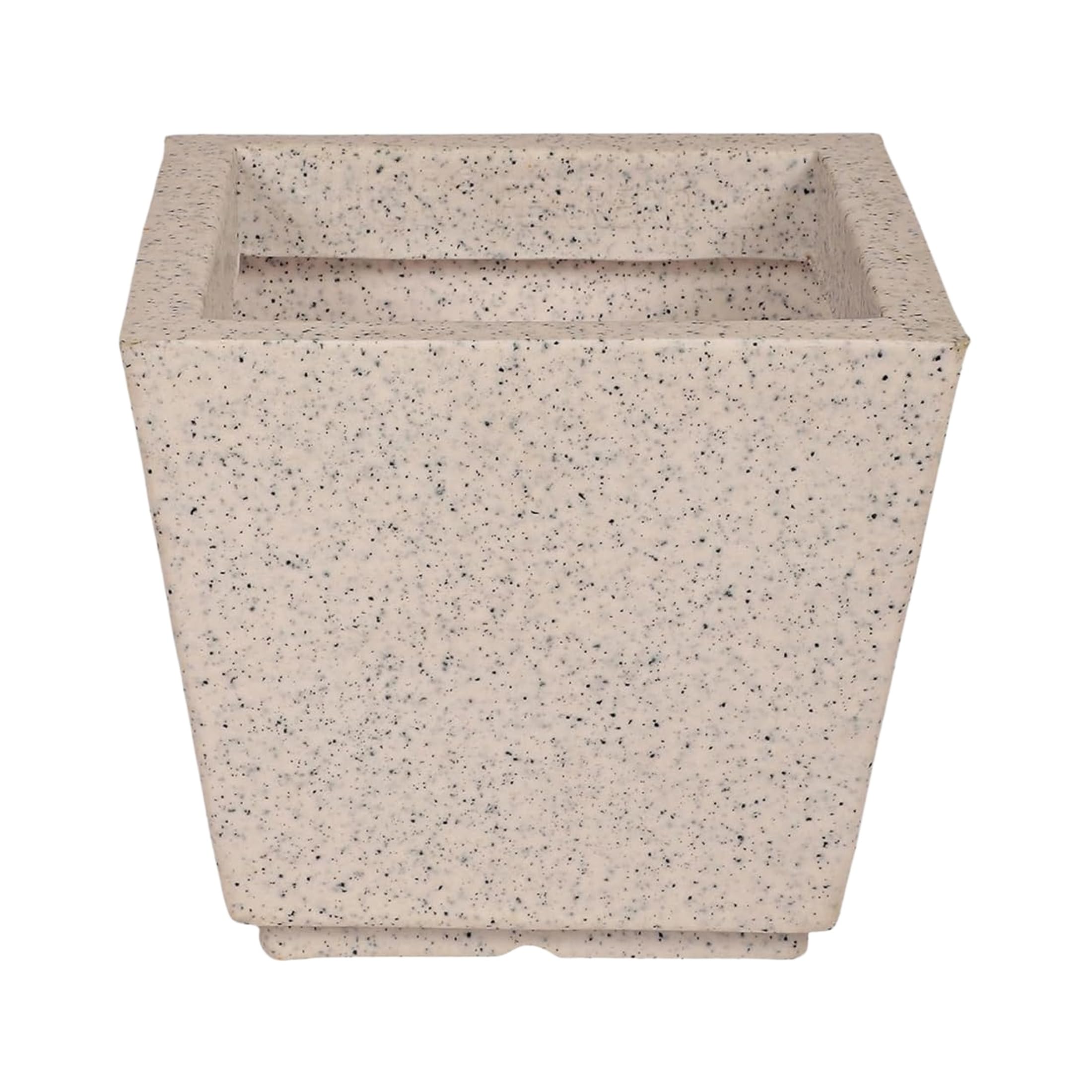 Leafy Tales Modern Square Planter for Home Decor 10 INCH, Highly Durable,Lightweight Indoor Outdoor Planter, Flower Pot Gamla,Tree Planter, Pot for Balcony Garden, Vegetables, Flowers & Greenery