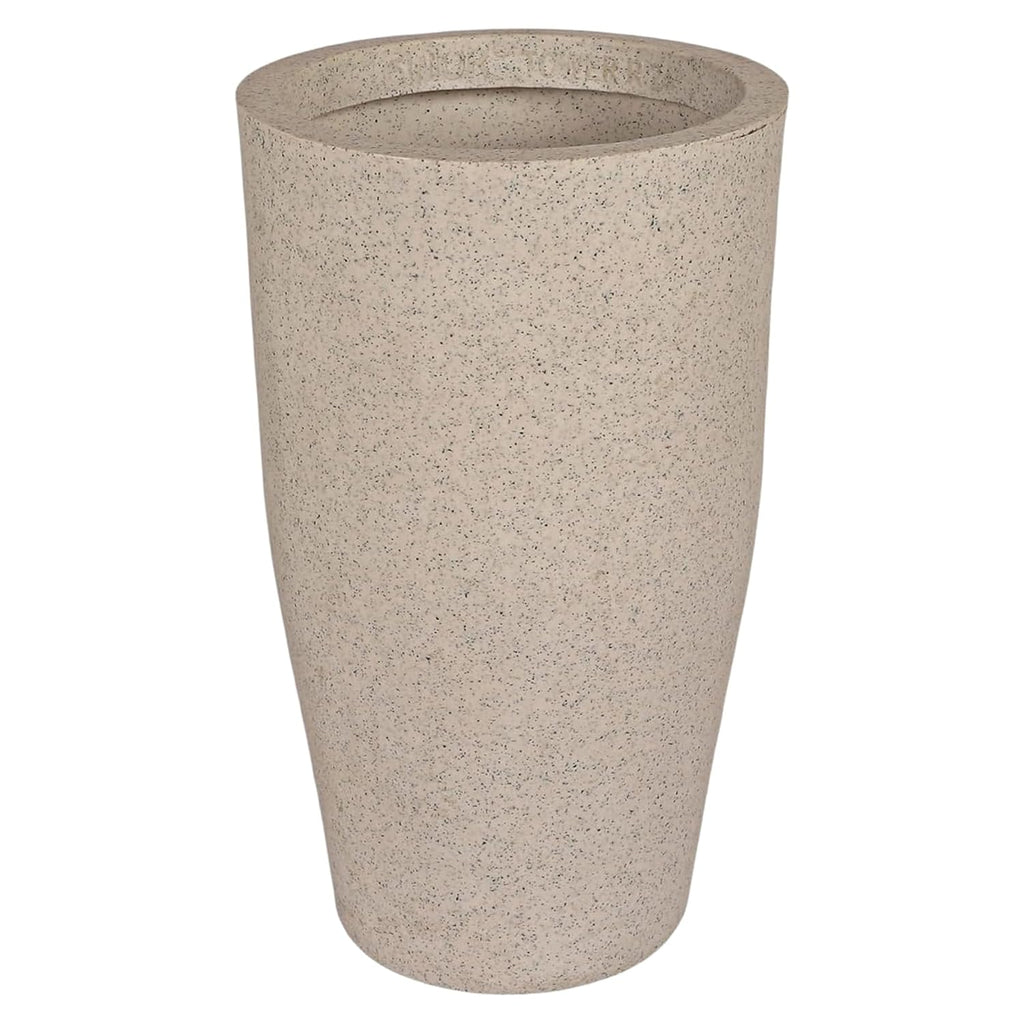 Leafy Tales Modern Round Tower Planter for Home Décor 24 INCH, Highly Durable,Lightweight Indoor Outdoor Planter, Flower Pot Gamla, Pot for Balcony Garden, Vegetables, Flowers & Greenery