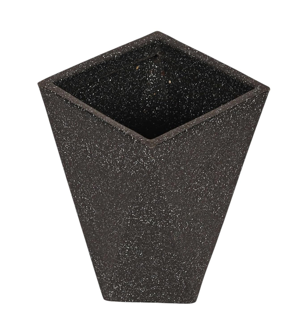 Leafy Tales Modern Diamond Tower Planter for Home Décor 12 INCH, Highly Durable,Lightweight Indoor Outdoor Planter, Flower Pot Gamla