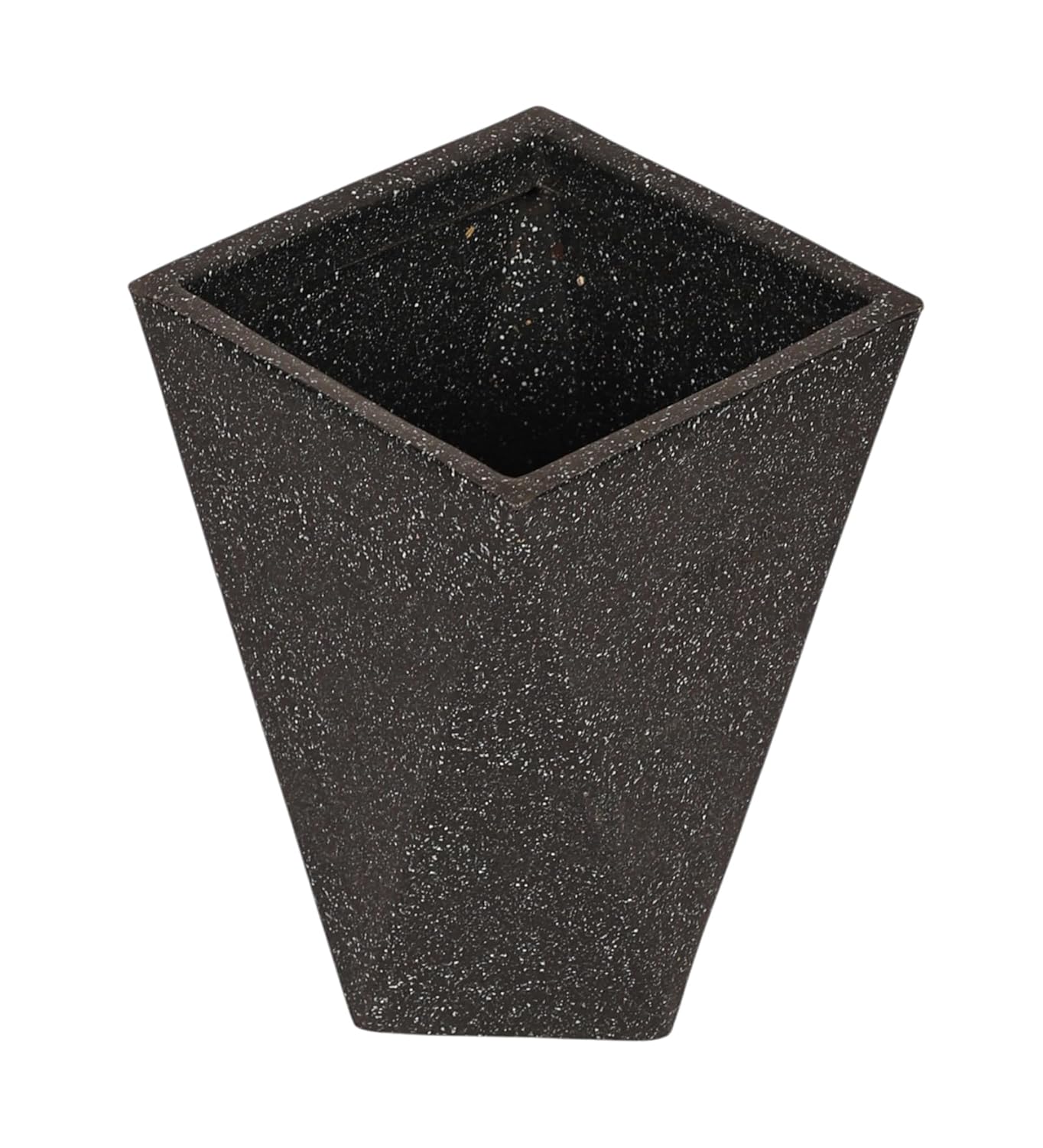 Leafy Tales Modern Diamond Tower Planter for Home Décor 12 INCH, Highly Durable,Lightweight Indoor Outdoor Planter, Flower Pot Gamla