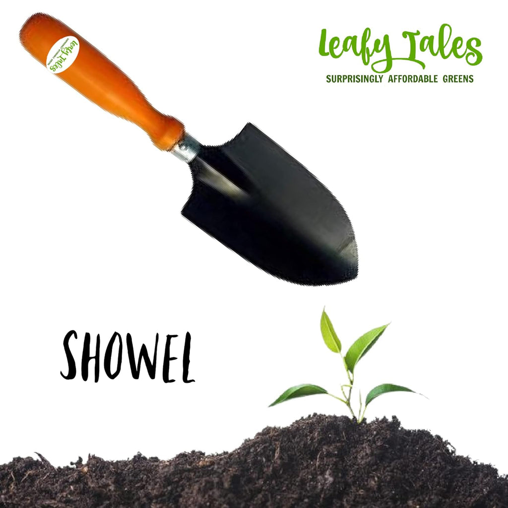 Leafy Tales Gardening Tool Kit Set of 6 (5 Tools + Pruner Scissors)