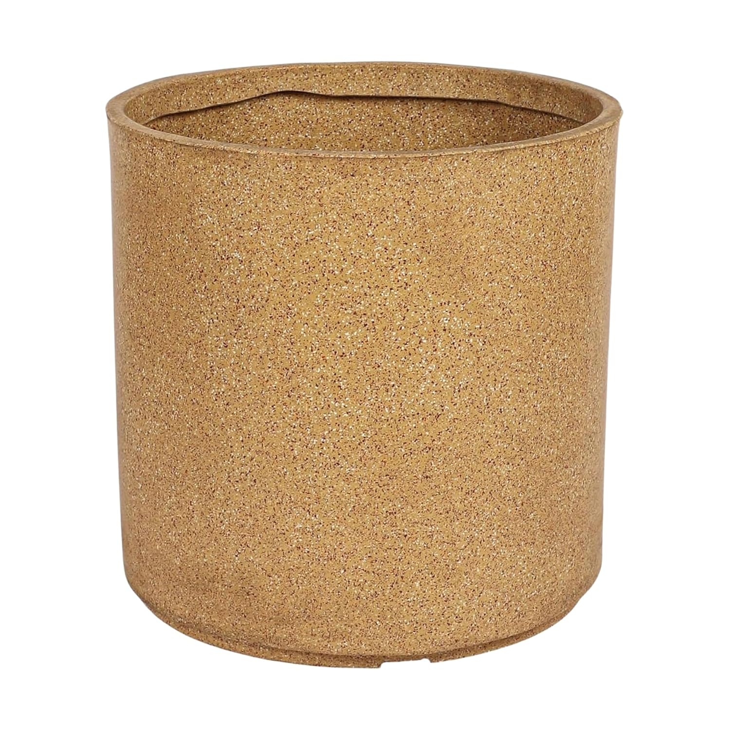 Leafy Tales Modern Round Cylindrical Planter for Home Décor 15 INCH, Highly Durable,Lightweight Indoor Outdoor Planter, Flower Pot Gamla, Pot for Balcony Garden, Vegetables