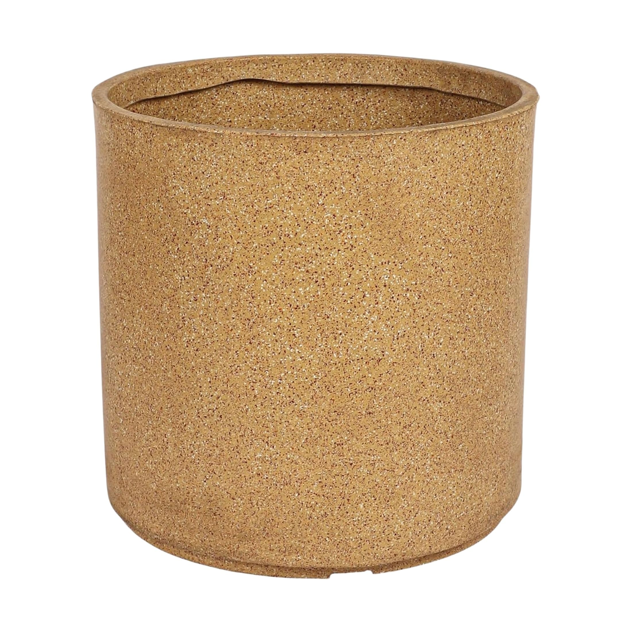 Leafy Tales Modern Round Cylindrical Planter for Home Décor 15 INCH, Highly Durable,Lightweight Indoor Outdoor Planter, Flower Pot Gamla, Pot for Balcony Garden, Vegetables