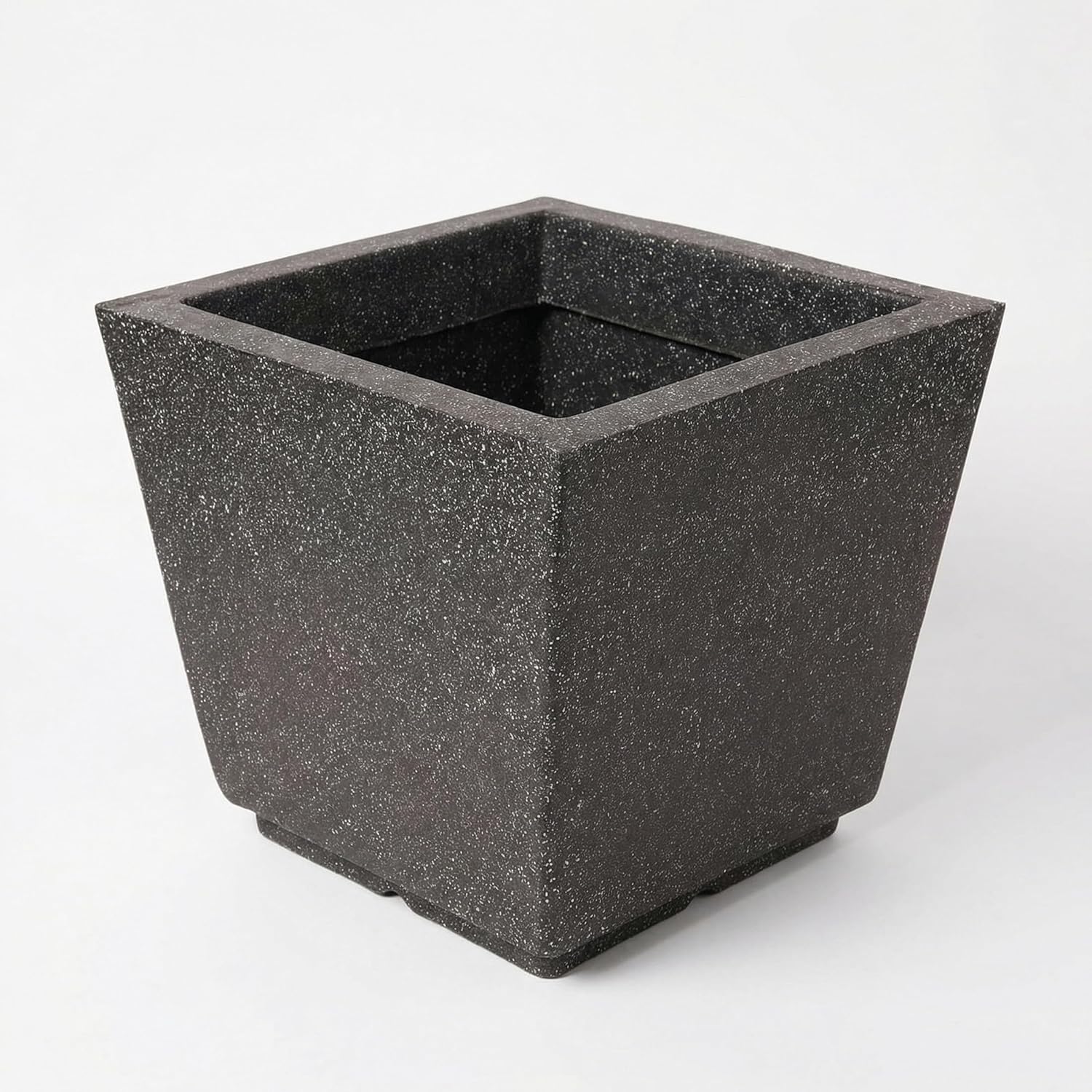 Leafy Tales Modern Square Planter for Home Decor 12 INCH, Highly Durable,Lightweight Indoor Outdoor Planter, Flower Pot Gamla,Tree Planter, Pot for Balcony Garden, Vegetables, Flowers & Greenery