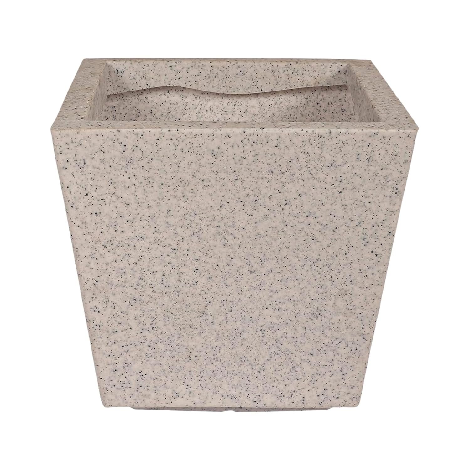 Leafy Tales Modern Square Planter for Home Decor 17 INCH, Highly Durable,Lightweight Indoor Outdoor Planter, Flower Pot Gamla,Tree Planter, Pot for Balcony Garden, Vegetables, Flowers & Greenery