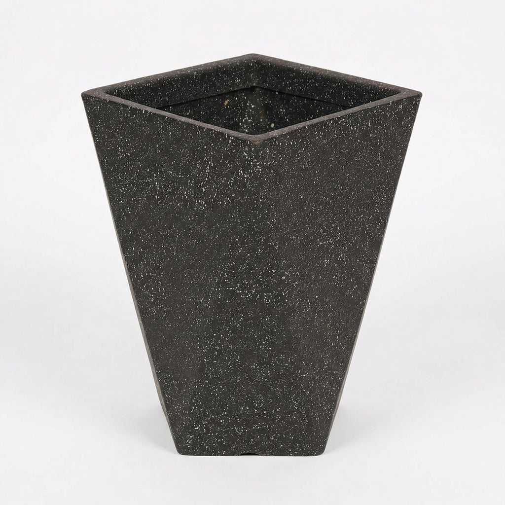 Leafy Tales Modern Diamond Tower Planter for Home Décor 19 INCH, Highly Durable,Lightweight Indoor Outdoor Planter, Flower Pot Gamla
