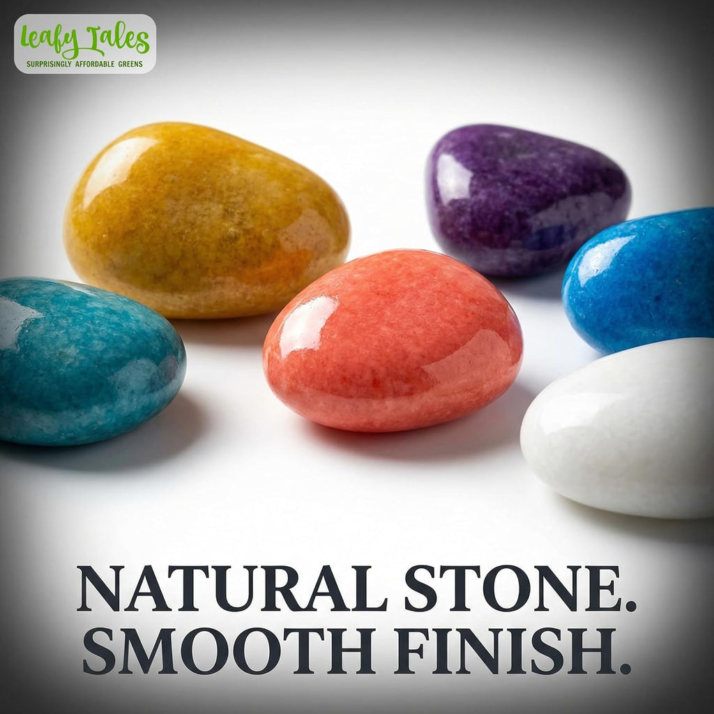 Leafy Tales Rainbow Colored Pebbles 1 kg