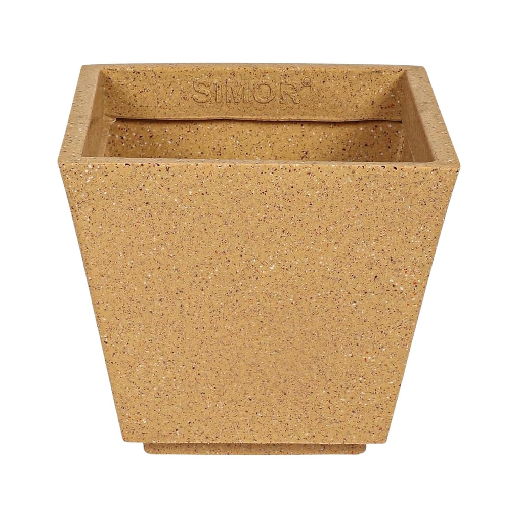 Leafy Tales Modern Square Planter for Home Dcor 10 INCH, Highly Durable,Lightweight Indoor Outdoor Planter, Flower Pot Gamla,Tree Planter, Pot for Balcony Garden, Vegetables, Flowers & Greenery