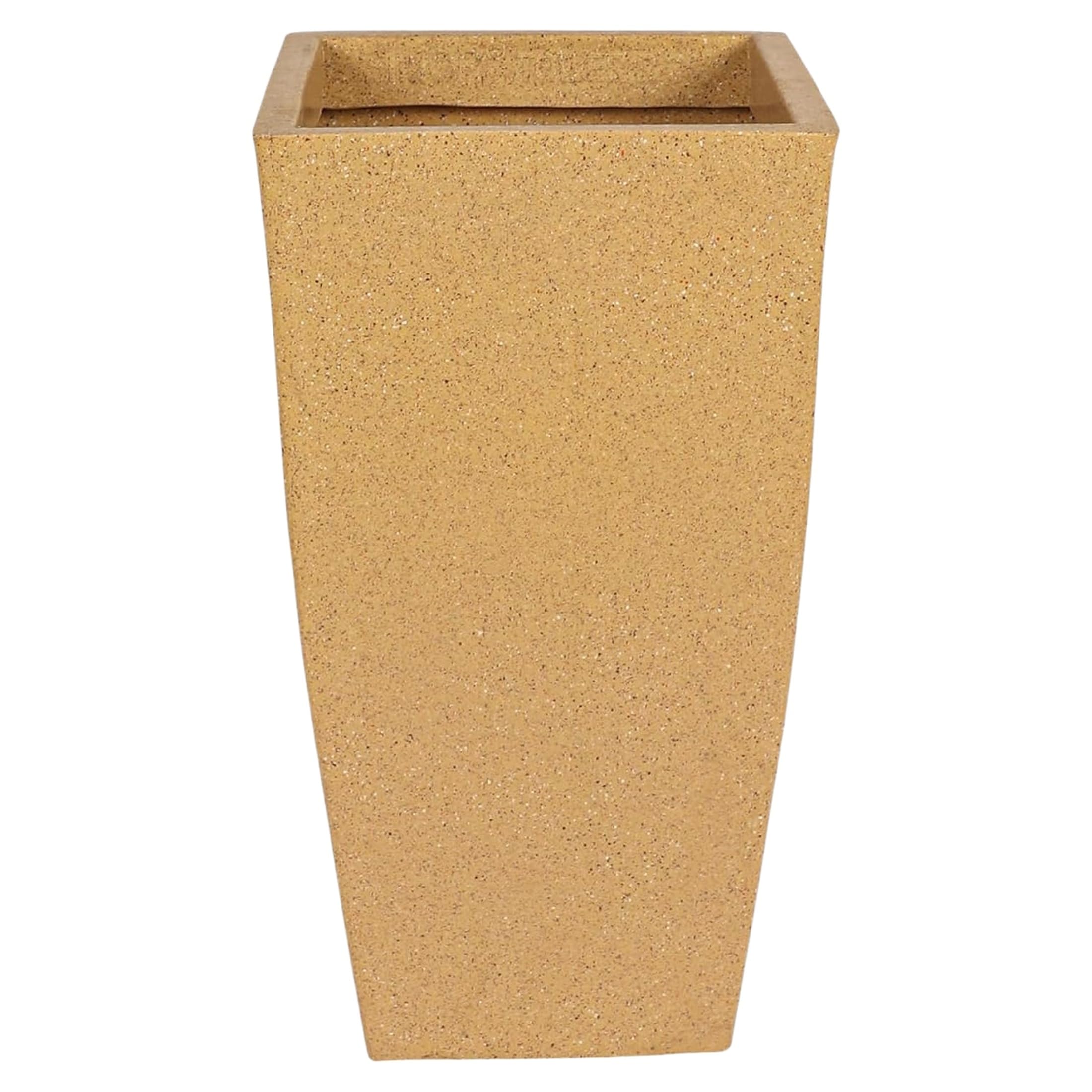 Leafy Tales Modern Roto Square Tower Planter for Home Décor 12 INCH, Highly Durable,Lightweight Indoor Outdoor Planter, Flower Pot Gamla
