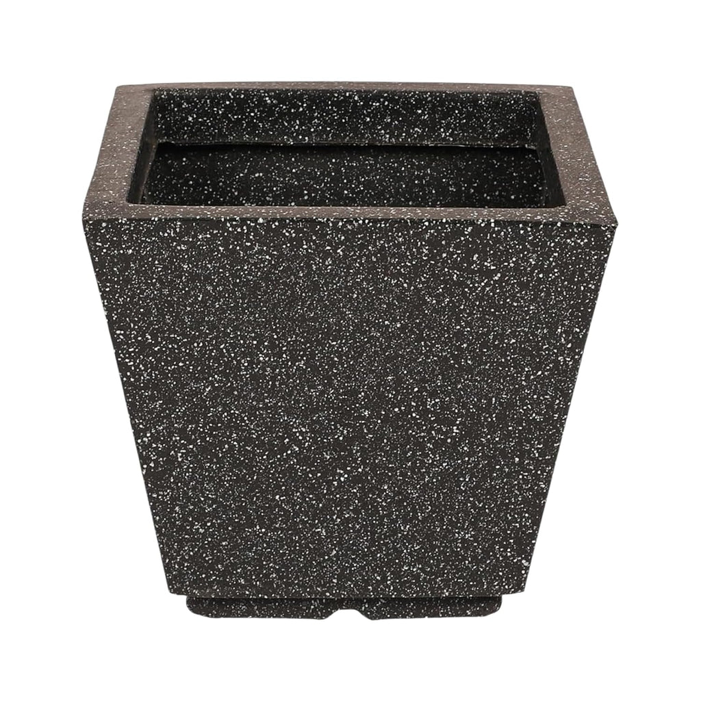 Leafy Tales Modern Square Planter for Home Decor 10 INCH, Highly Durable,Lightweight Indoor Outdoor Planter, Flower Pot Gamla,Tree Planter, Pot for Balcony Garden, Vegetables, Flowers & Greenery