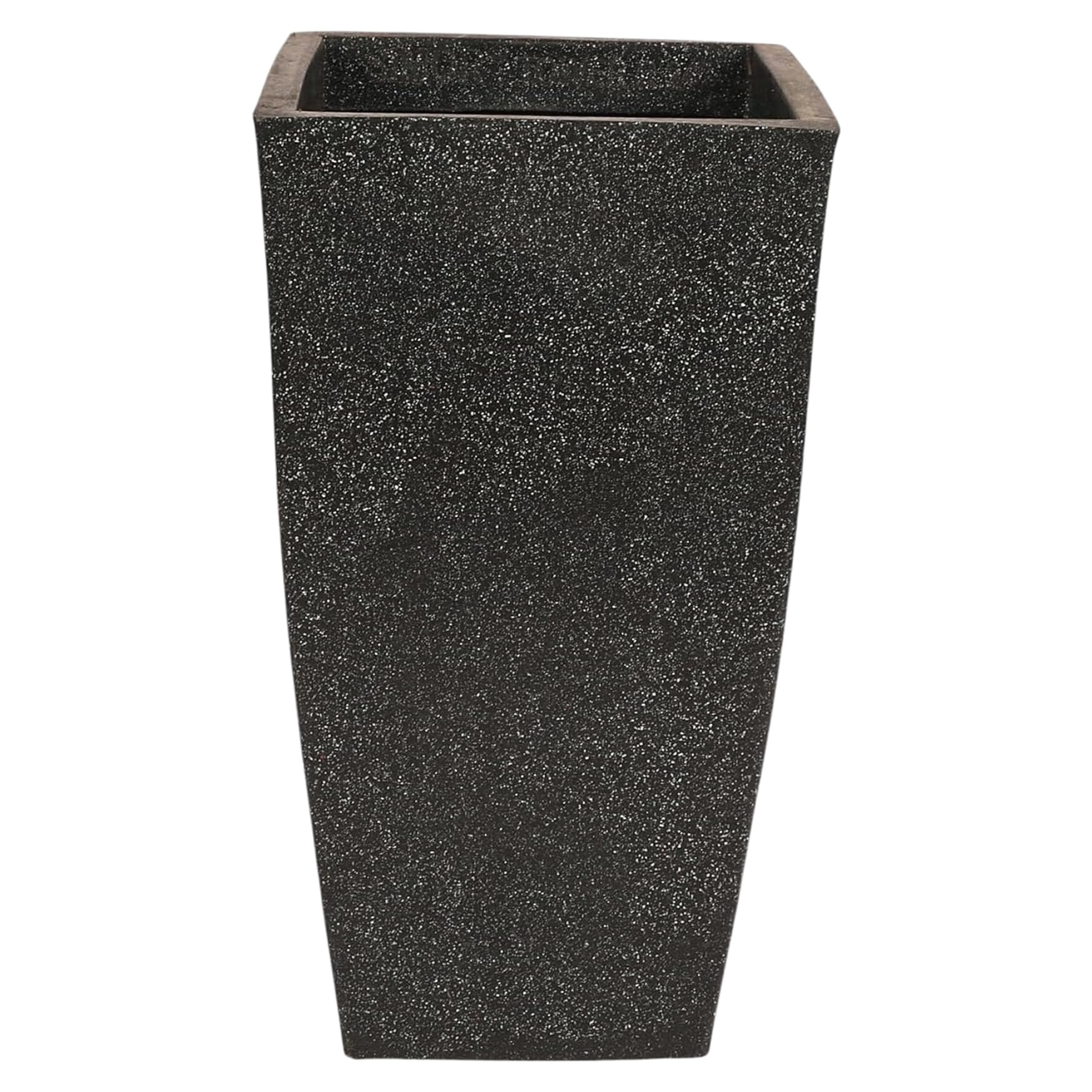 Leafy Tales Modern Roto Square Tower Planter for Home Décor 12 INCH, Highly Durable,Lightweight Indoor Outdoor Planter, Flower Pot Gamla