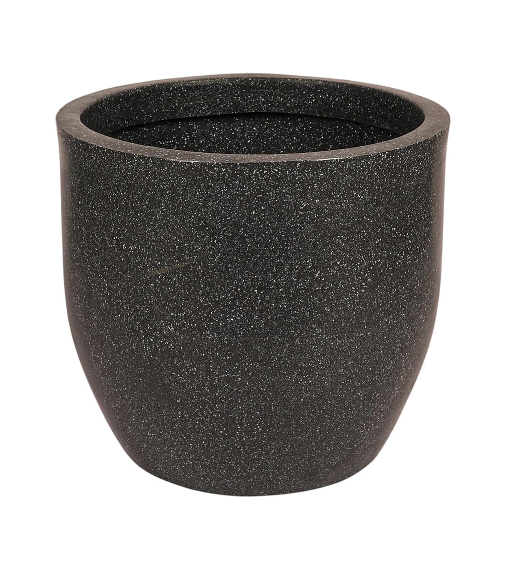 Leafy Tales Modern Round Planter for Home Décor 16 INCH, Highly Durable,Lightweight Indoor Outdoor Planter, Flower Pot Gamla,Tree Planter, Pot for Balcony Garden, Vegetables, Flowers & Greenery