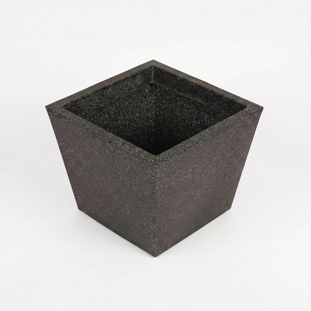 Leafy Tales Modern Square Planter for Home Decor 15 INCH, Highly Durable,Lightweight Indoor Outdoor Planter, Flower Pot Gamla,Tree Planter, Pot for Balcony Garden, Vegetables, Flowers & Greenery
