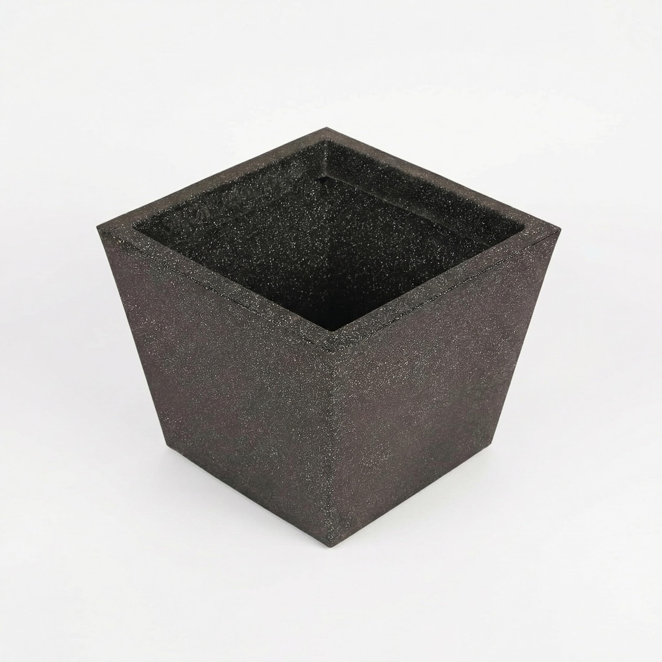 Leafy Tales Modern Square Planter for Home Decor 10 INCH, Highly Durable,Lightweight Indoor Outdoor Planter, Flower Pot Gamla,Tree Planter, Pot for Balcony Garden, Vegetables, Flowers & Greenery