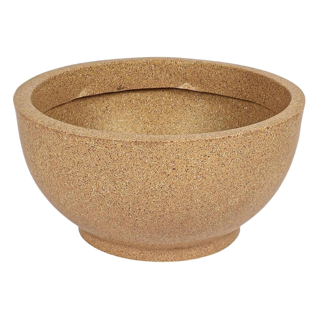 Leafy Tales Modern Round Planter for Home Décor 18 INCH, Highly Durable,Lightweight Indoor Outdoor Planter, Flower Pot Gamla,Tree Planter, Pot for Balcony Garden, Vegetables, Flowers & Greenery