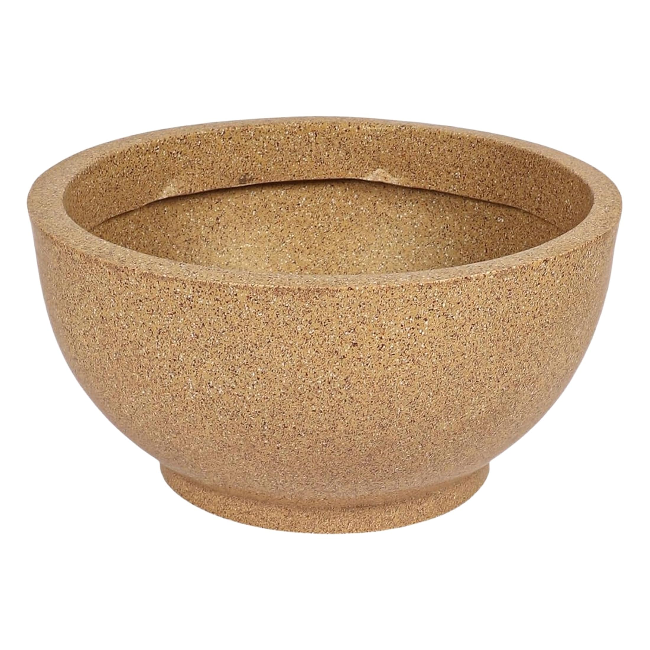 Leafy Tales Modern Round Planter for Home Décor 18 INCH, Highly Durable,Lightweight Indoor Outdoor Planter, Flower Pot Gamla,Tree Planter, Pot for Balcony Garden, Vegetables, Flowers & Greenery