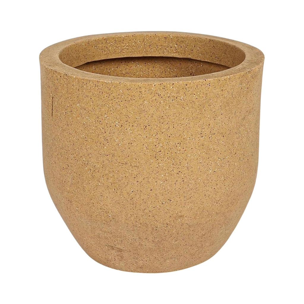Leafy Tales Modern Round Planter for Home Décor 14 INCH, Highly Durable,Lightweight Indoor Outdoor Planter, Flower Pot Gamla,Tree Planter, Pot for Balcony Garden, Vegetables, Flowers & Greenery