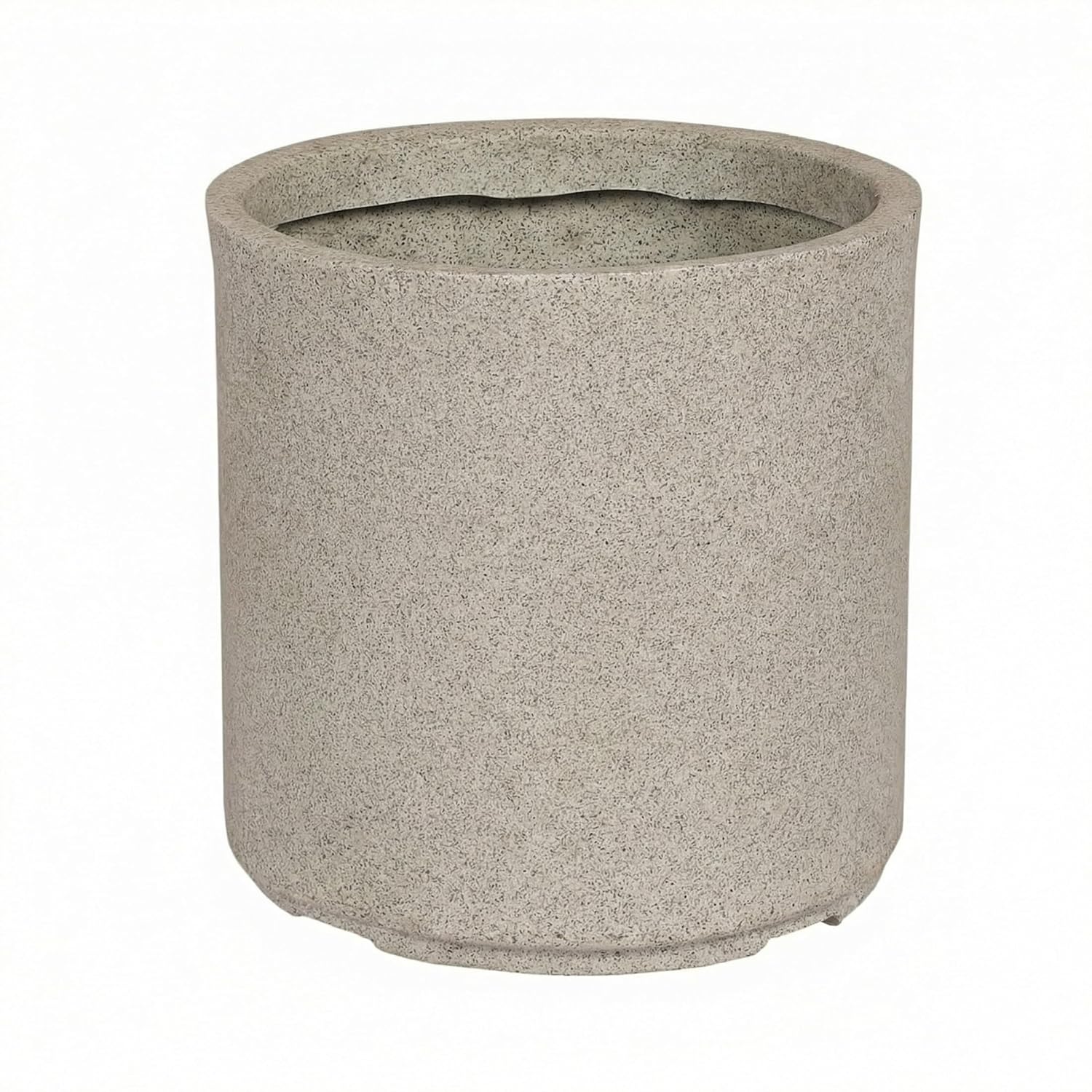 Leafy Tales Modern Round Cylindrical Planter for Home Décor 10 INCH, Highly Durable,Lightweight Indoor Outdoor Planter, Flower Pot Gamla, Pot for Balcony Garden, Vegetables