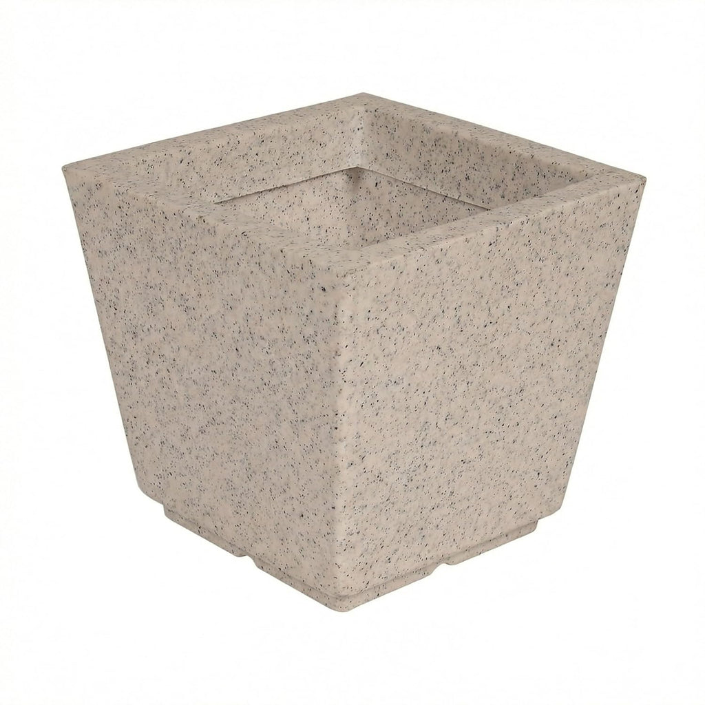 Leafy Tales Modern Square Planter for Home Decor 12 INCH, Highly Durable,Lightweight Indoor Outdoor Planter, Flower Pot Gamla,Tree Planter, Pot for Balcony Garden, Vegetables, Flowers & Greenery